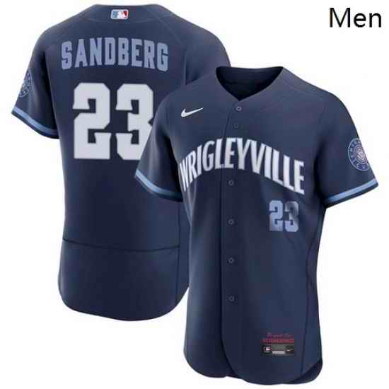 Men's Ryne Sandberg Chicago Cubs 2021 City Connect Wrigleyville Jersey